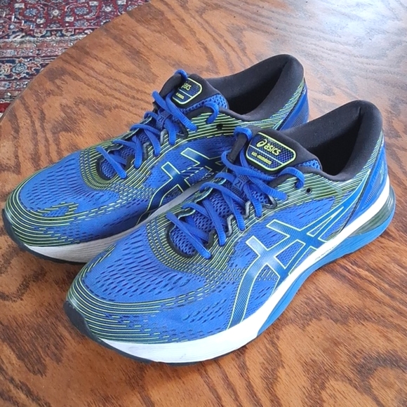 Asics Blue Gel Nimbus 21 Athletic  Sneakers Size 13 - Picture 1 of 13